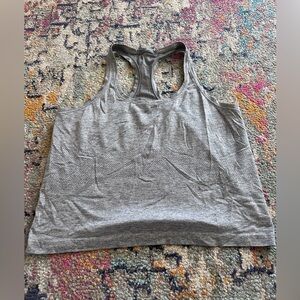 lululemon athletica Light Gray Tank Top